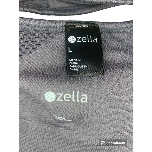 Zella Dark Grey Sports Bra Size L - Picture 3 of 3